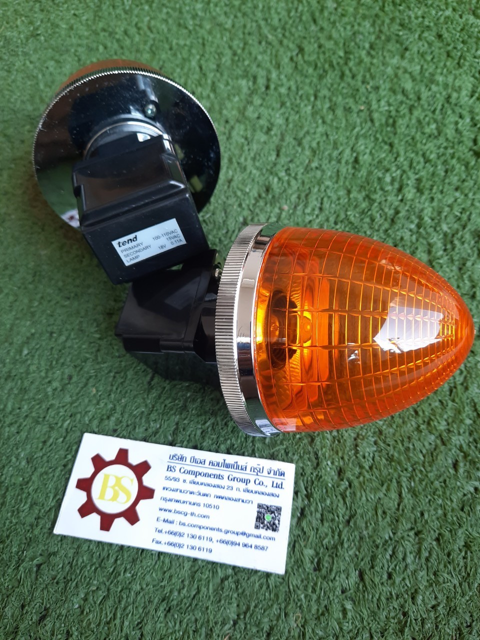 Tend : TPL-301-O ไพล๊อตแลมป์หัวตัดชนิดหัวลม 110Vac