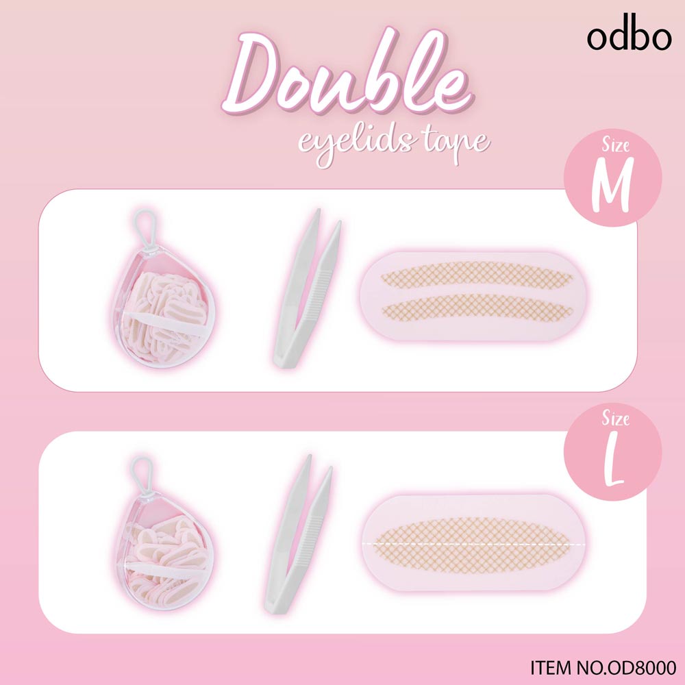 โอดีบีโอ เทป ตาข่ายติดตาสองชั้น 120คู่ OD8000 odbo Double Eyelids Tape ❤