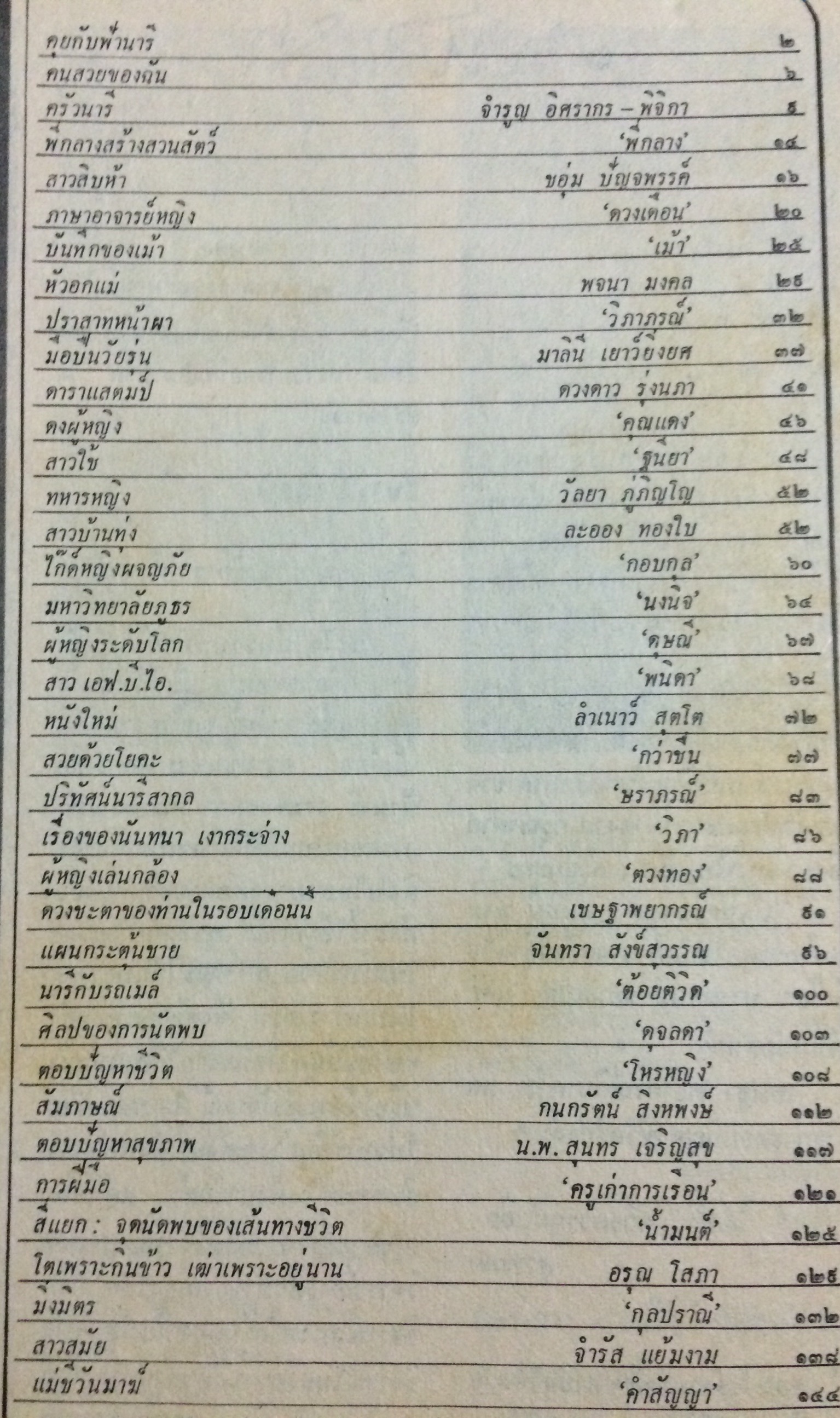 ฟ้านารี ฉบับที่ 16 เมษายน 2521