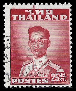 #ตลก#Error Red dirt แสตมป์พระรูป ร.๙ ชุดที่ ๒ (ไทยแลนด์)