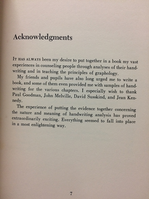 Guide to the Disturbed Personality Through Handwriting