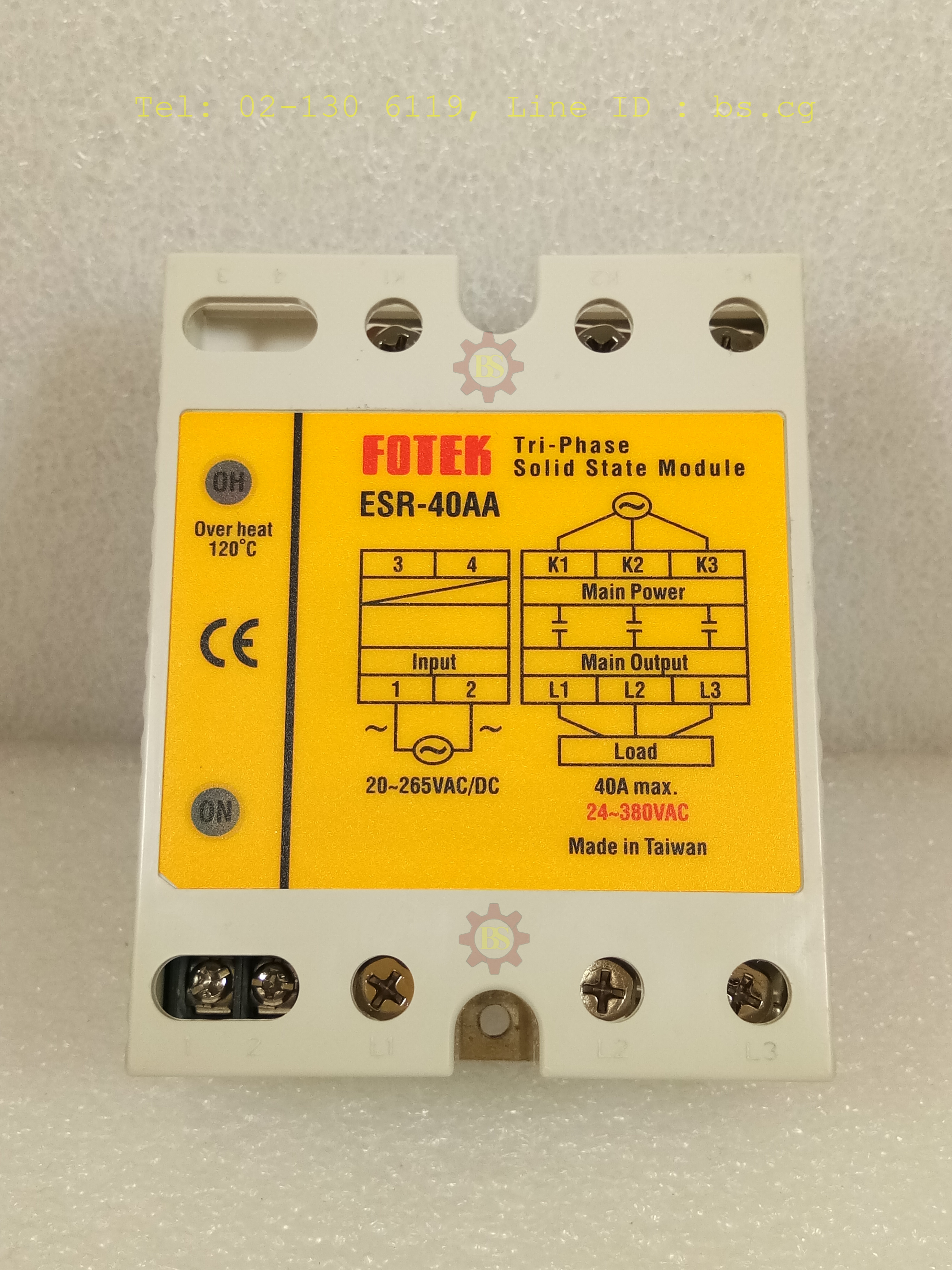 FOTEK : Solid State Module Tri-Phase ESR-40AA