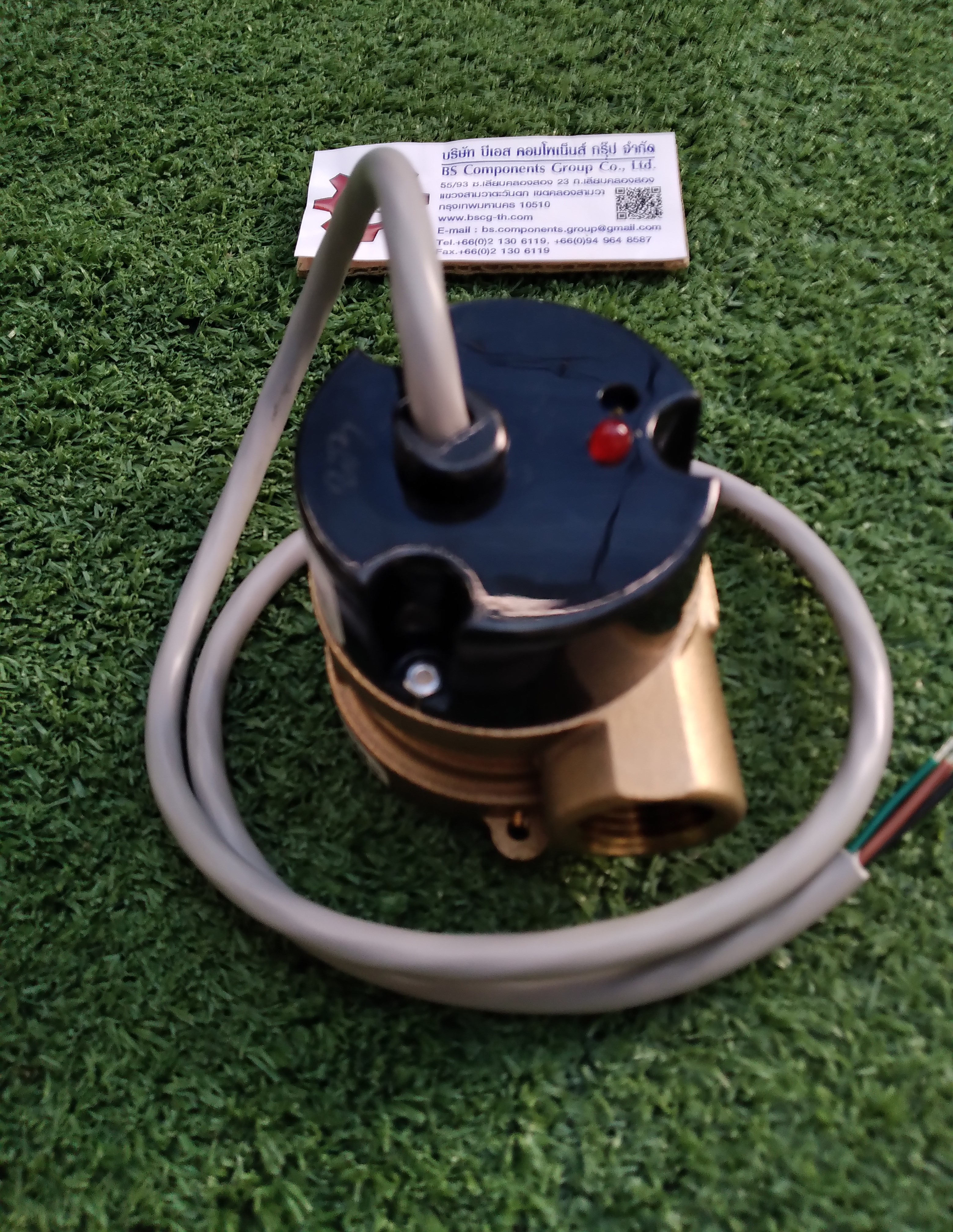 GEMS SENSORS : FLOW SENSOR– RFS Types No. 156268 Brass FLOW SENSOR, 1.5-20GPM, 13.8BAR, 12.7MM, 24VDC