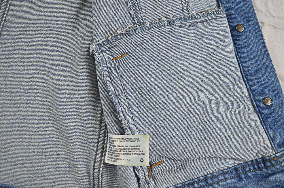 Universal Thread อกจริง38' (S) เสื้อแจ็คเก็ตยีนส์ เสื้อยีนส์แขนยาวหญิงชาย ผ้ายีนส์ยืด ไม่แข็งใส่สบาย มีกระเป๋าข้างนอกและใน ใส่คลุมกันแดด