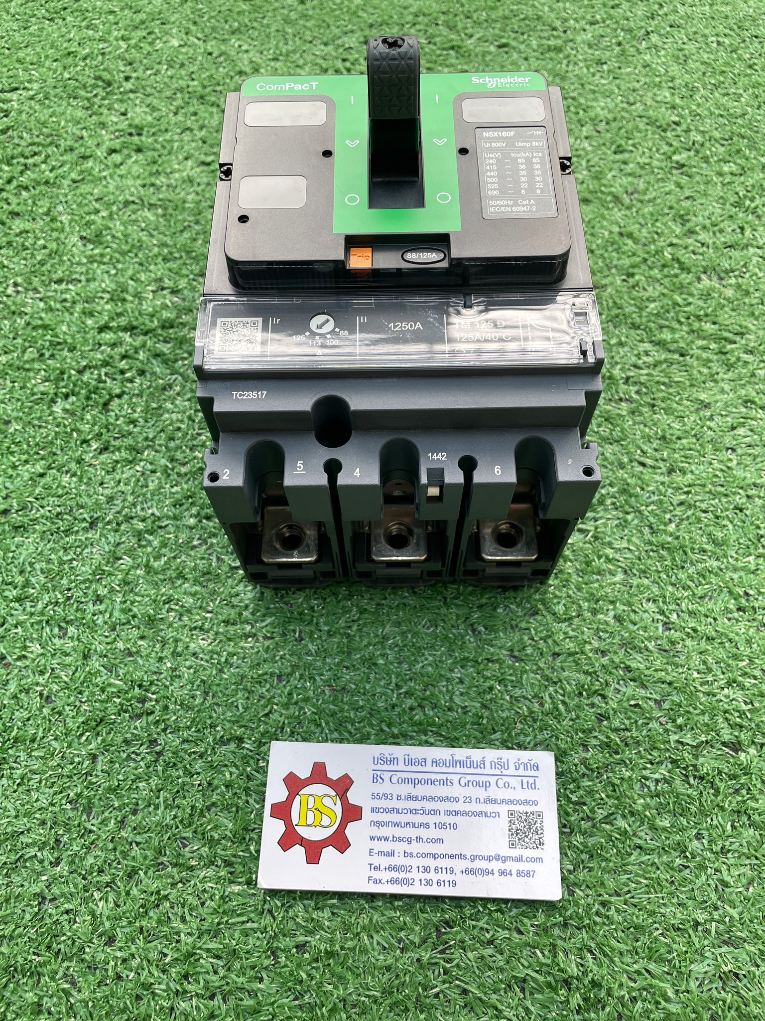 Schneider : MCCB. C16F3TM125(NSX) 3P 87.5-125A 36kA thermal-magnetic (TM-D)