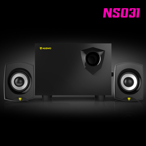 NS031 NUBWO2.1ch Speaker USB สีดำ SKU-00490