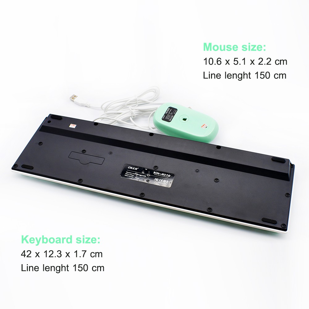 OKER KM-4018 KEYBOARD+MOUSE USB SKU-01881
