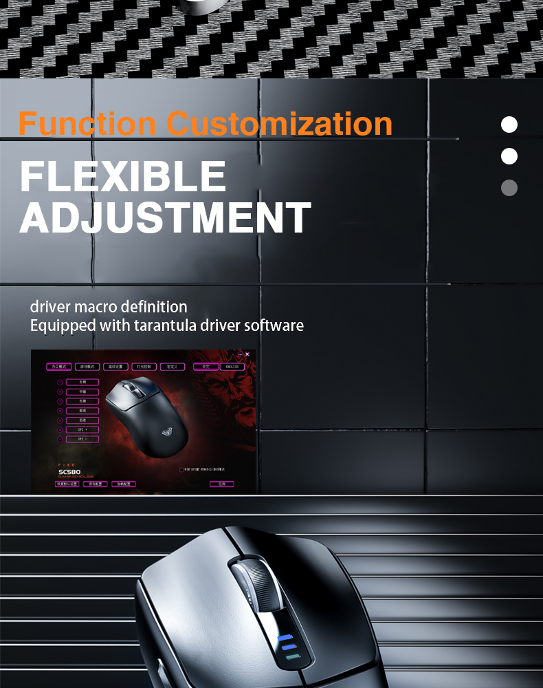 AULA SC580 3-MODE GAMING MOUSE SKU-03002