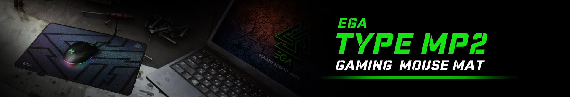 EGA แผ่นรองเม้าส์ยาว รุ่น TYPE MP2 MP-EG-XX-EGMP2