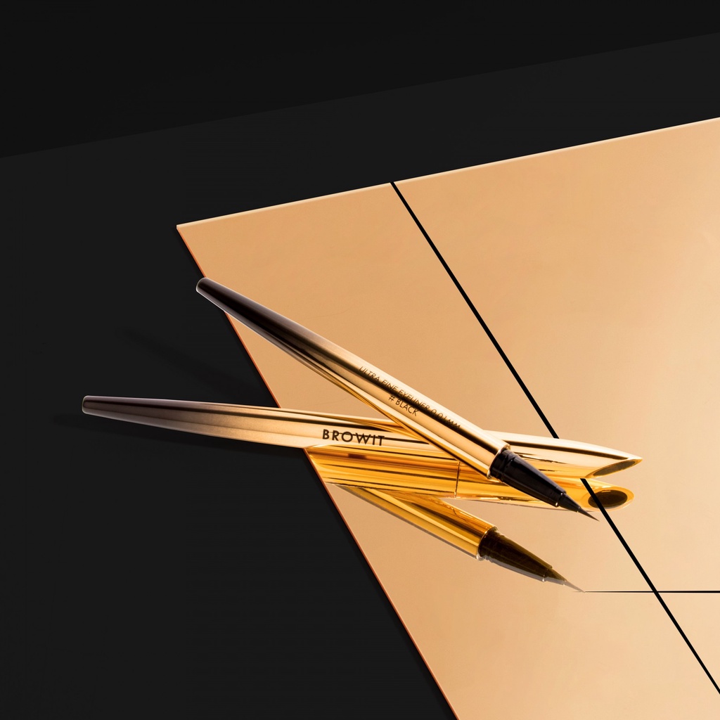 Browit By Nongchat Ultra Fine Eyeliner 0.01 MM 0.5g. บราวอิท อัลตร้า ไฟน์ อายไลน์เนอร์ น้องฉัตร