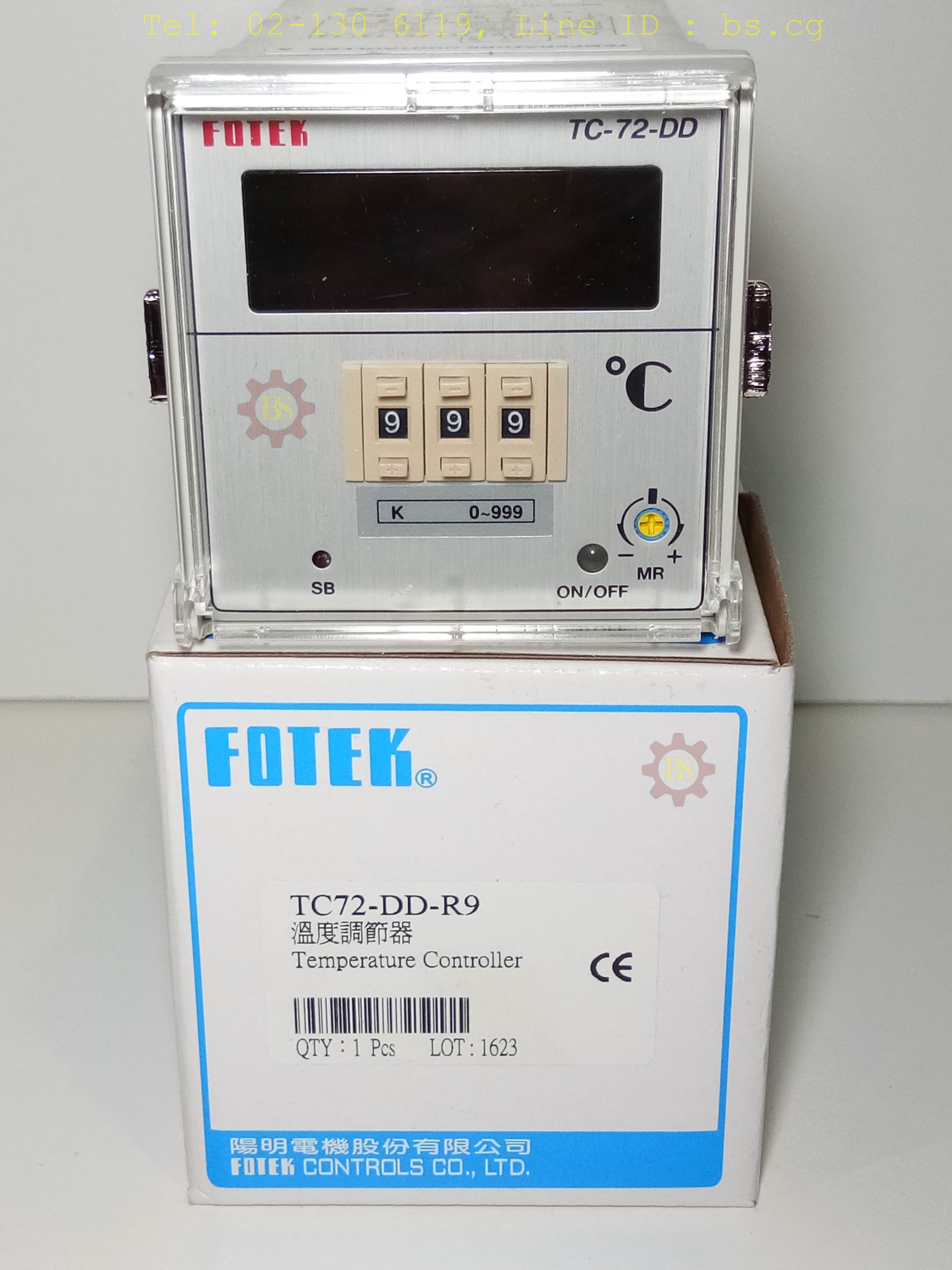 FOTEK : Temperature Controller TC72-DD-R9