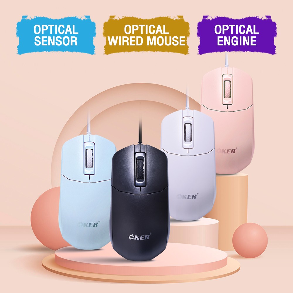 M149 OKER MOUSE USB คละสี MO-OK-OU-149xx