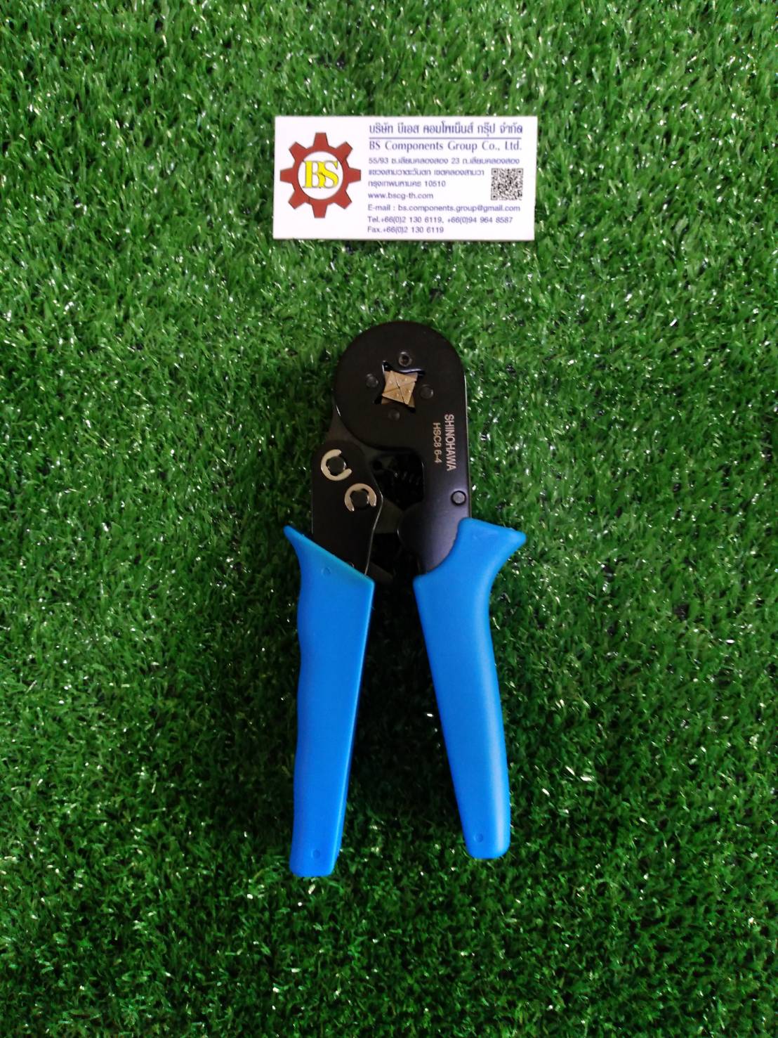 SHINOHAWA : คีมย้ำหางปลาคอร์ทเอ็น HSC8 6-4 0.25-6mm2