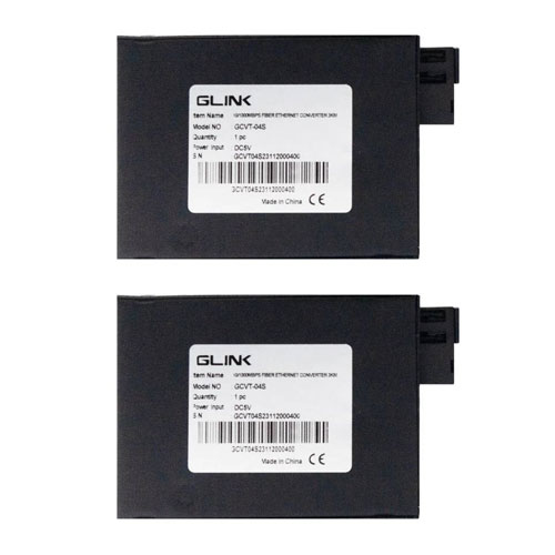 GCVT-04 GLINK Ethernet Media Converter 10/100/1000Mbps DA-GO-HM-CVT04