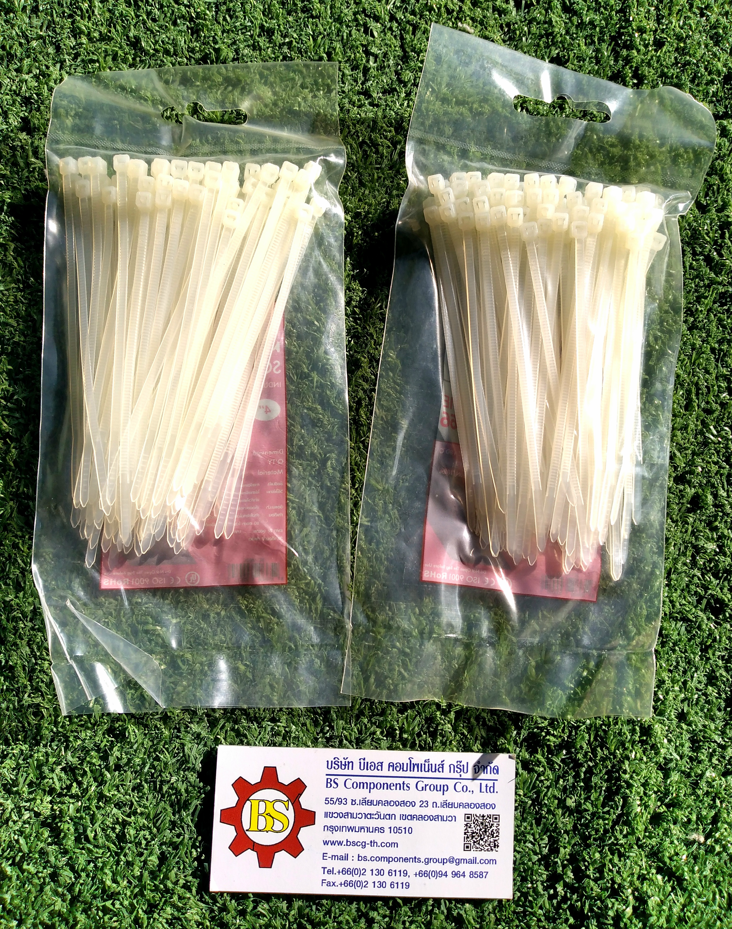 Sale : เคเบิ้ลไทร์ SCT-100-2C 4" สีขาว 100ชิ้น/ถุง