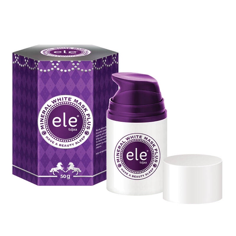 ELE Tujaa Mineral White Mask Plus 50g ครีมมาส์กหน้า