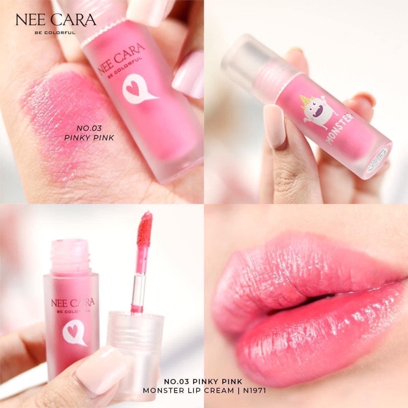 NEE CARA Monster Lip Cream N1971 นีคาร่า มอสเตอร์ ลิป ครีม 3.8กรัม