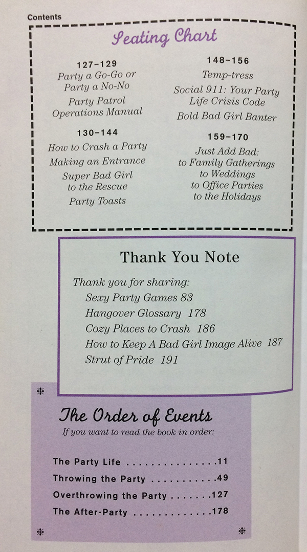 The Bad Girl's Guide to the Party Life