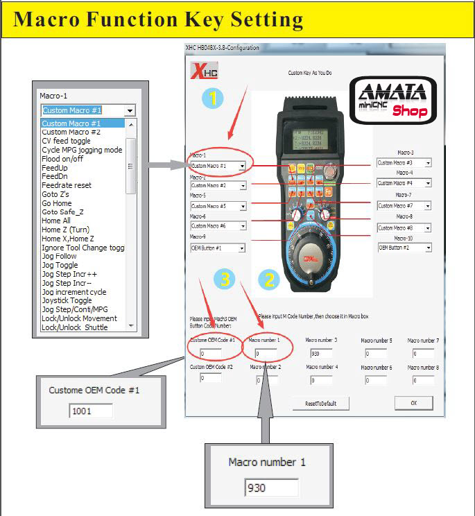 MPG Handle Wheel 4 Axis for miniCNC