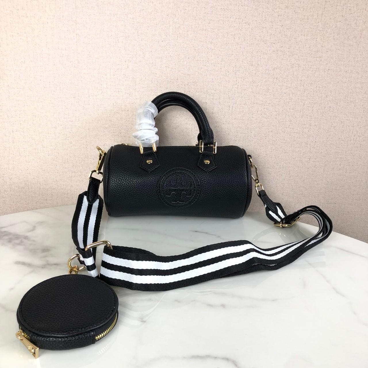 กระเป๋าสะพายไฮโซน่ารักเรียบหรดูแพงแบรนด์เนมโทรี่เบิร์ชเซตแม่ลูกสีดำ TORY BURCH BAG