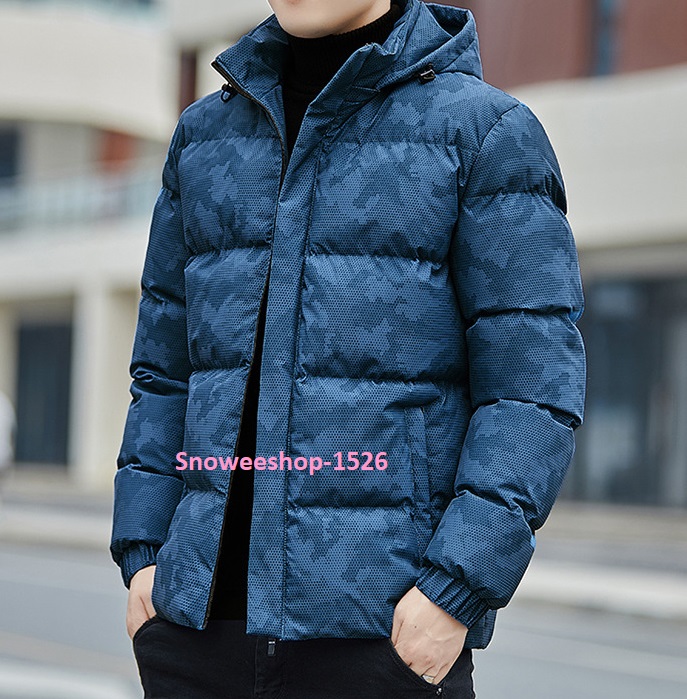 แจ็คเก็ตบุนวมผู้ชาย เสื้อ Down ผู้ชาย เสื้อกันหนาวใส่ติดลบทรงแจ็คเก็ตพร้อมฮู้ดมีสายปรับฮู้ดกันหนาวใส่ติดลบ มี 3 สี ไซใหญ่สุดอก 52 นิ้ว