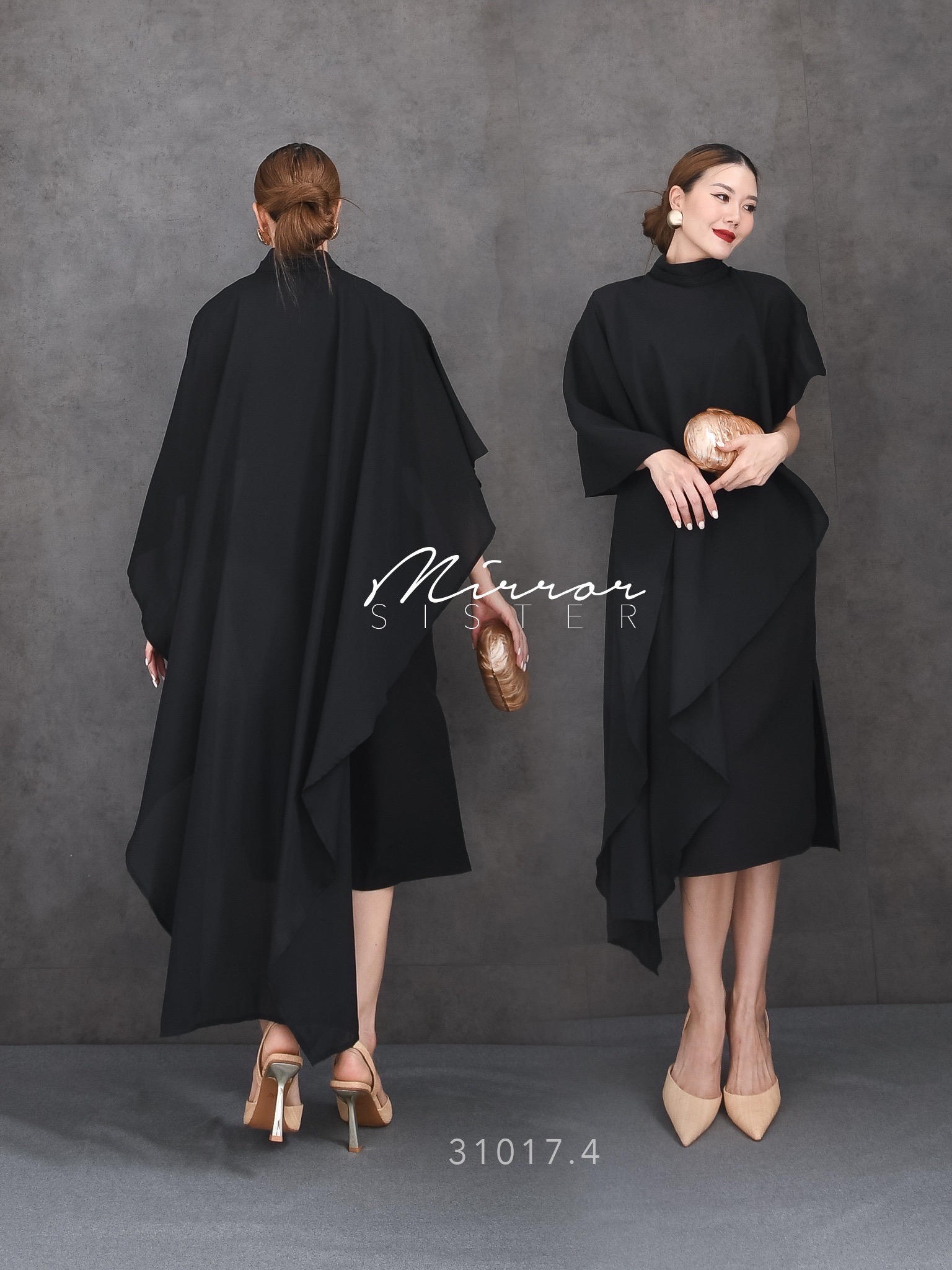 MiRRoRSiSTER's LoLo S. DReSS•• เซ็ทเดรส2ชิ้น สวยอลัง ชิ้นในเป็นเดรสแขนกุดทรงสวยเป๊ะมาก ช่วงเอวแต่งตีเกร็ดเพื่อความมีสัดส่วน ช่วงล่างเป็นกระโปรงทรงสอบผ่าข้าง ใส่สวยดูผอมเพรียว ชิ้นนอกเป็นงานคลุมไหล่ ช่วงอำพรางต้นแขนและด้านหลัง