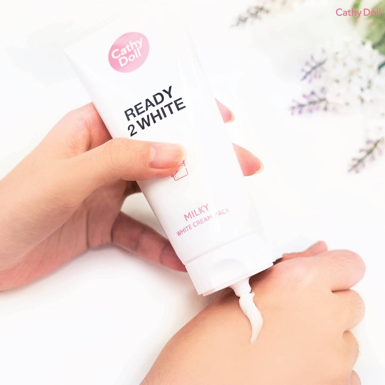 Cathy Doll READY 2 WHITE MILKY WHITE CREAM PACK 100 ml.