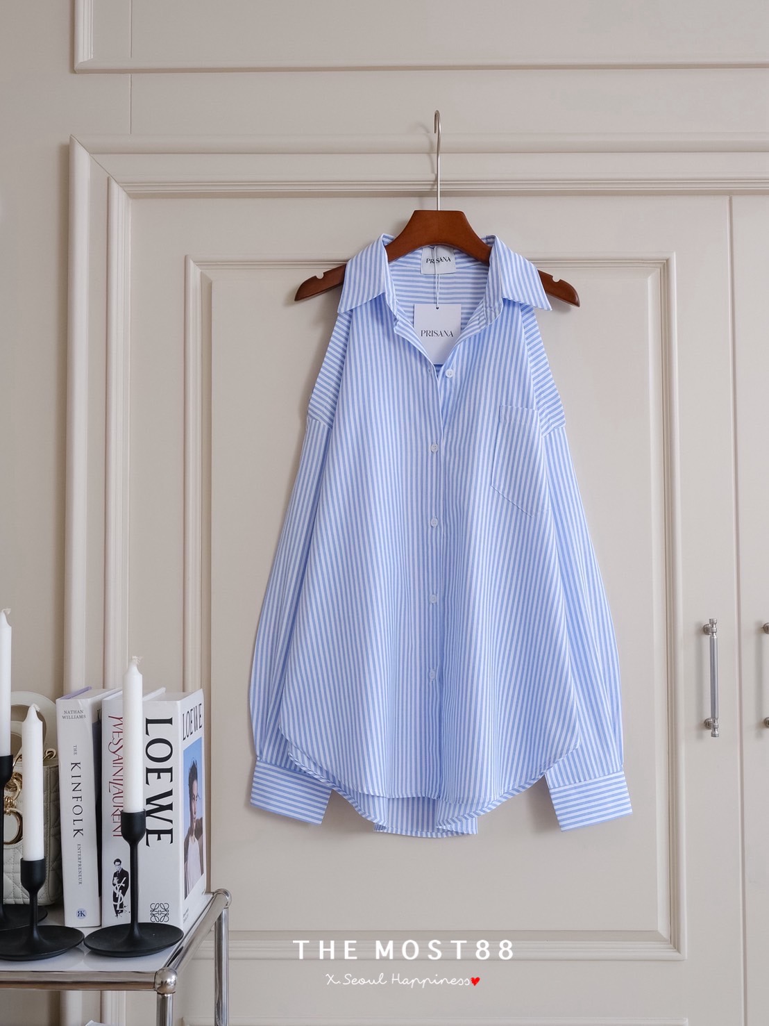 มินิเดรสเชิ้ตเปิดไหล่สุดเกร๋