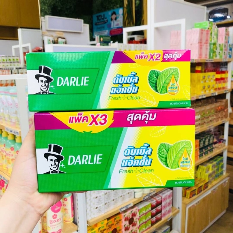 Darlie Twin Action Toothpaste 150g. ยาสีฟันดาร์ลี่ ดับเบิ้ล แอ็คชั่น