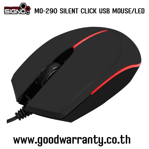 SIGNO MO290 SIGNO 1000dpi OP/USB /SILENT CLICK/ LED MO-SI-OU-290XX