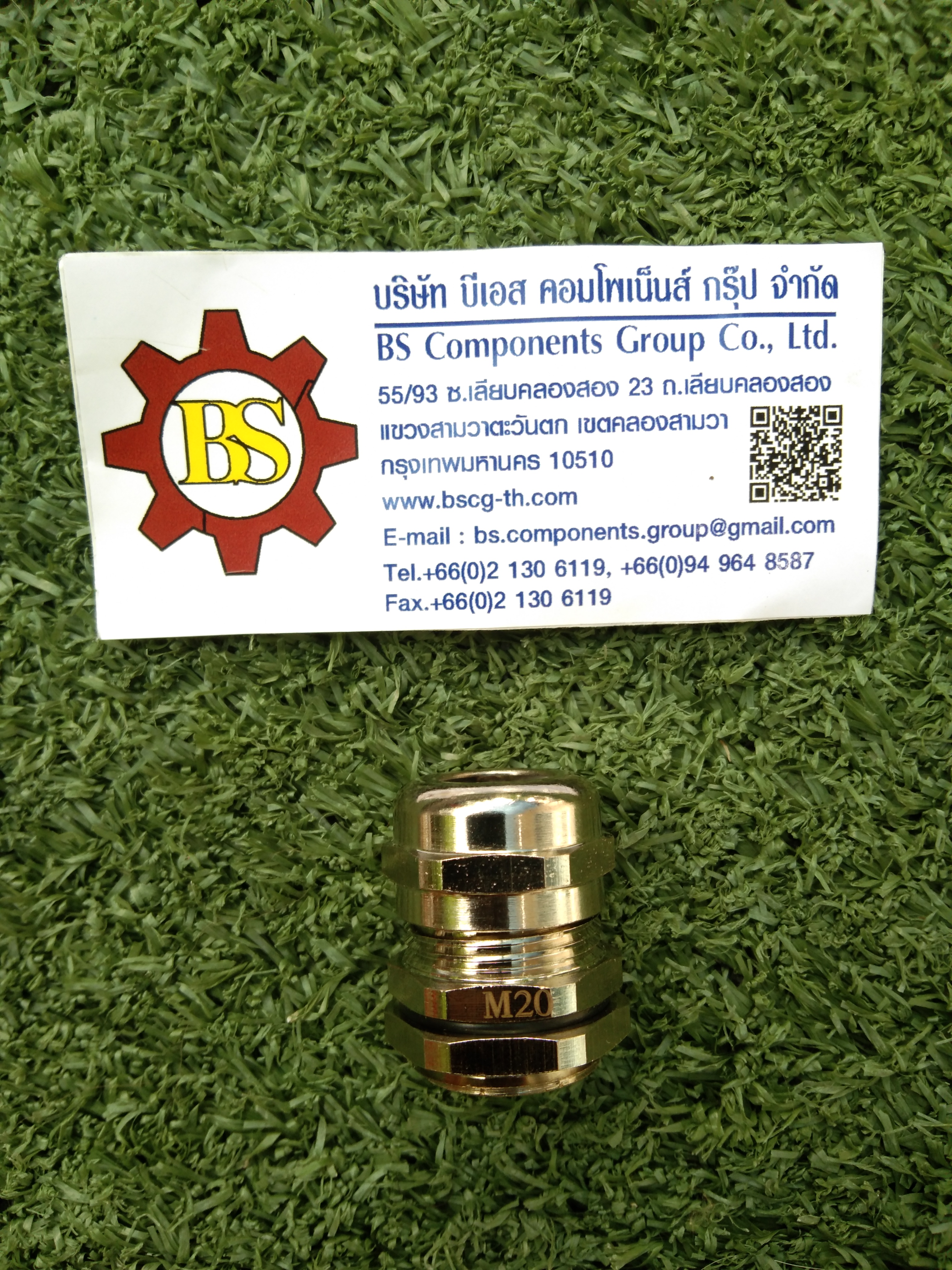 SHINOHAWA : Brass Cable grand ชุบนิเกิ้ล โลหะ M20 IP44