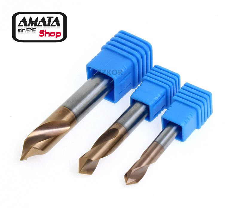 Chamfer Cutting Edge 6.0 mm. 2 ฟัน Carbide Coating Tungsten HRC65