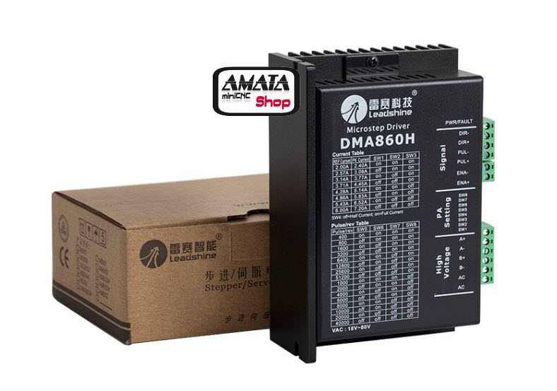 DMA860H (Leadshine Genius) Stepper Driver (Nema23/Nema34)