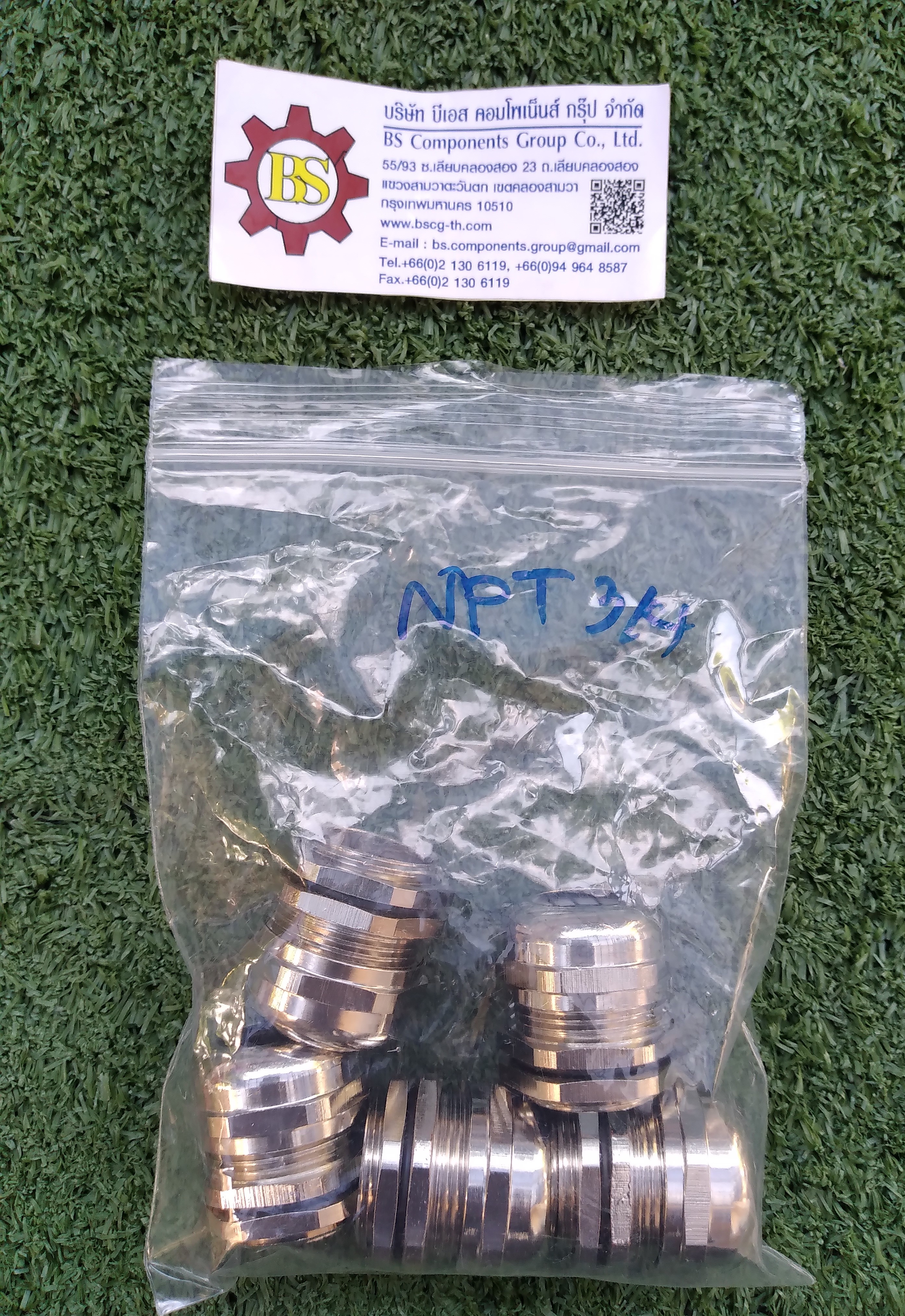 SHINOHAWA : เคเบิ้ลแกลนสแตนเลส304 NPT 3/4"