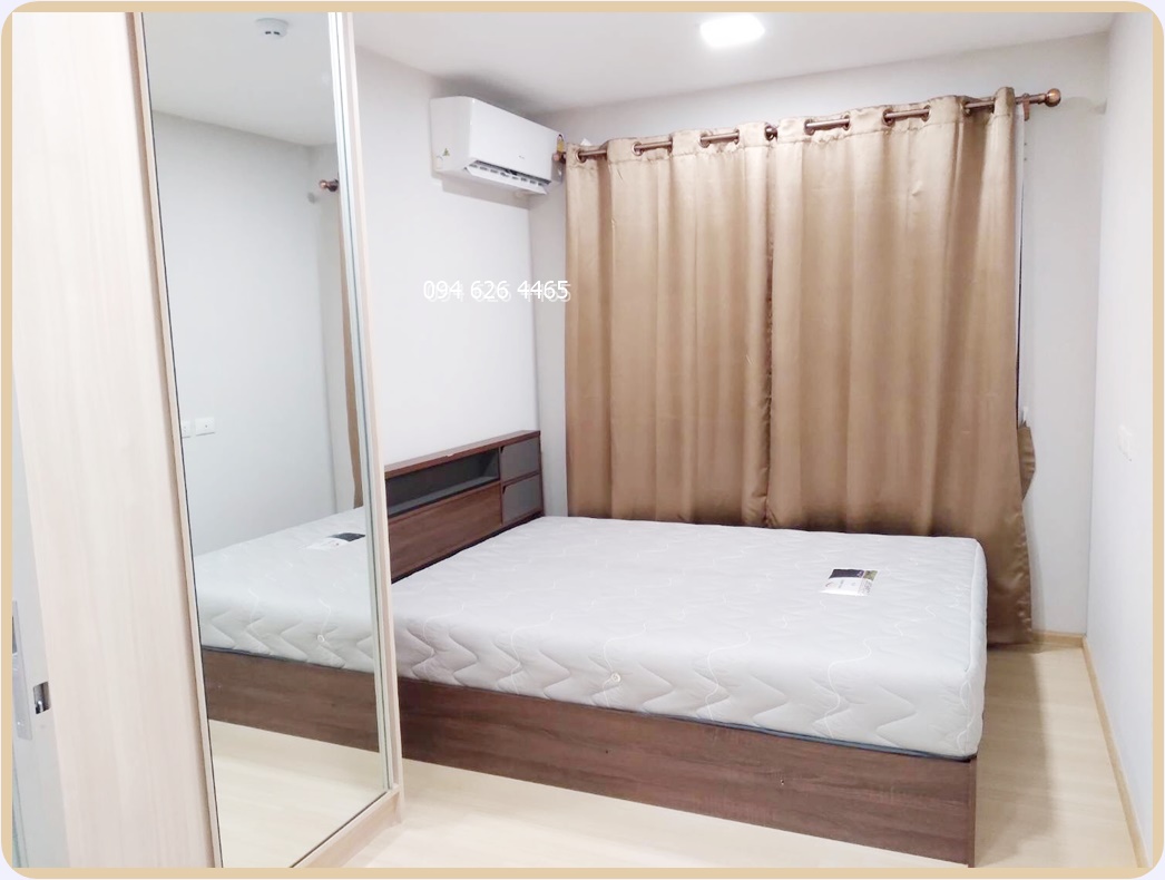 ให้เช่า พลัมคอนโดรังสิตอไลฟ์ ขนาด 26.25 ตร.ม ใกล้ ม.กรุงเทพ ชั้น 2 วิวสระ เฟส1 เฟอร์ครบ เครื่องใช้ไฟฟ้าครบ มีเครื่องซักผ้า