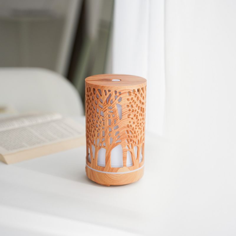 Baipai เครื่องพ่นอโรมา 🧡 Aroma Diffuser พ่นน้ํามันหอมระเหย เพิ่มความชุ่มชื้นในอากาศ มีไฟ LED เปลี่ยนสีได้