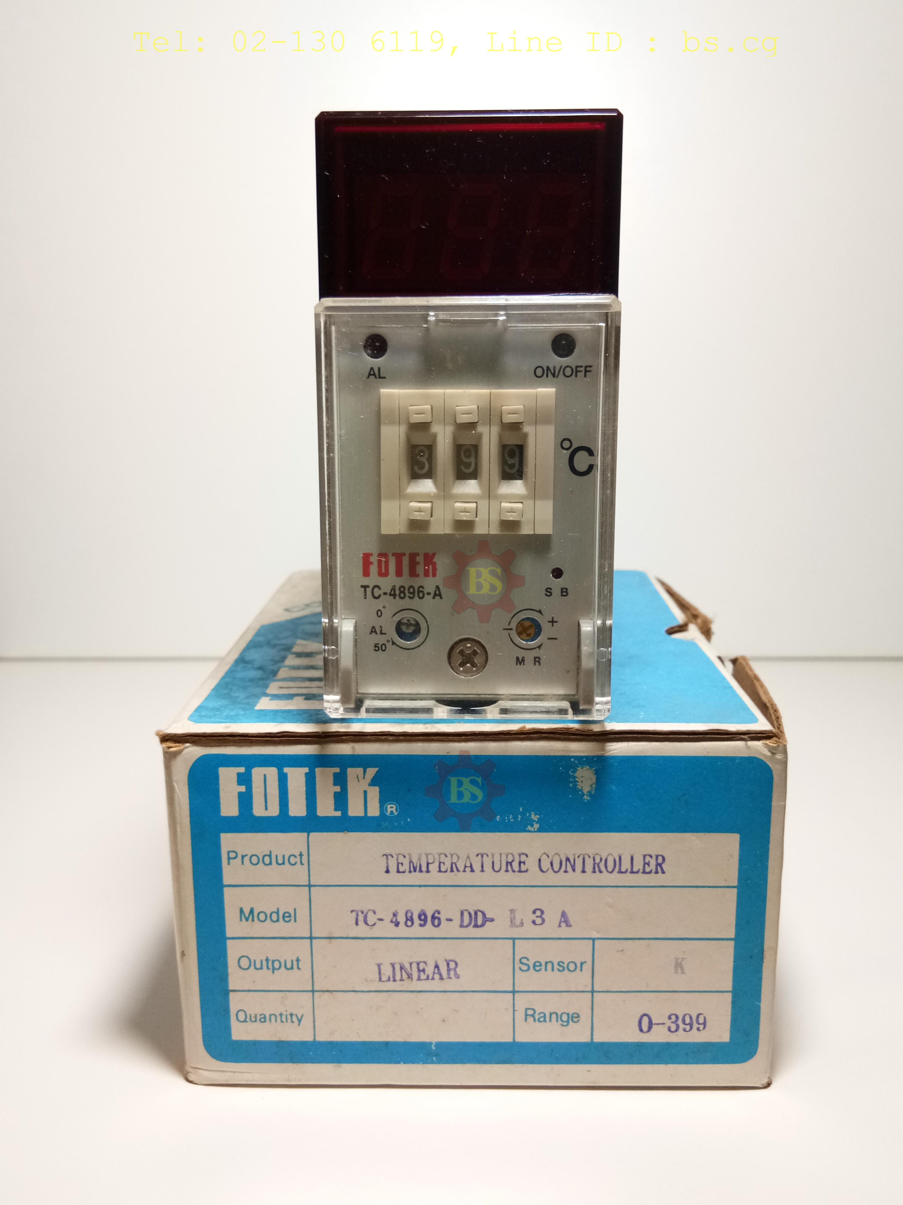 FOTEK : Temperature Controller TC4896-DD-L3A