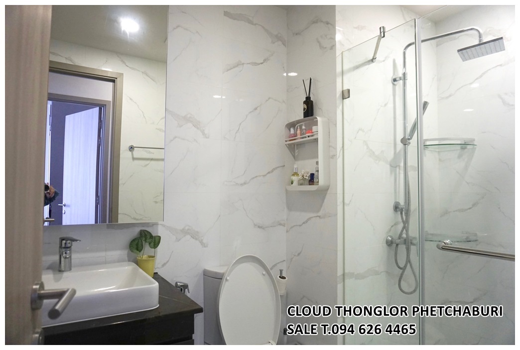 SALE CLOUD THONGLOR PHETCHABURI Cloud ทองหล่อ-เพชรบุรี 2 bed 53.68 ตร.ม. Built-in furniture ชั้น 17