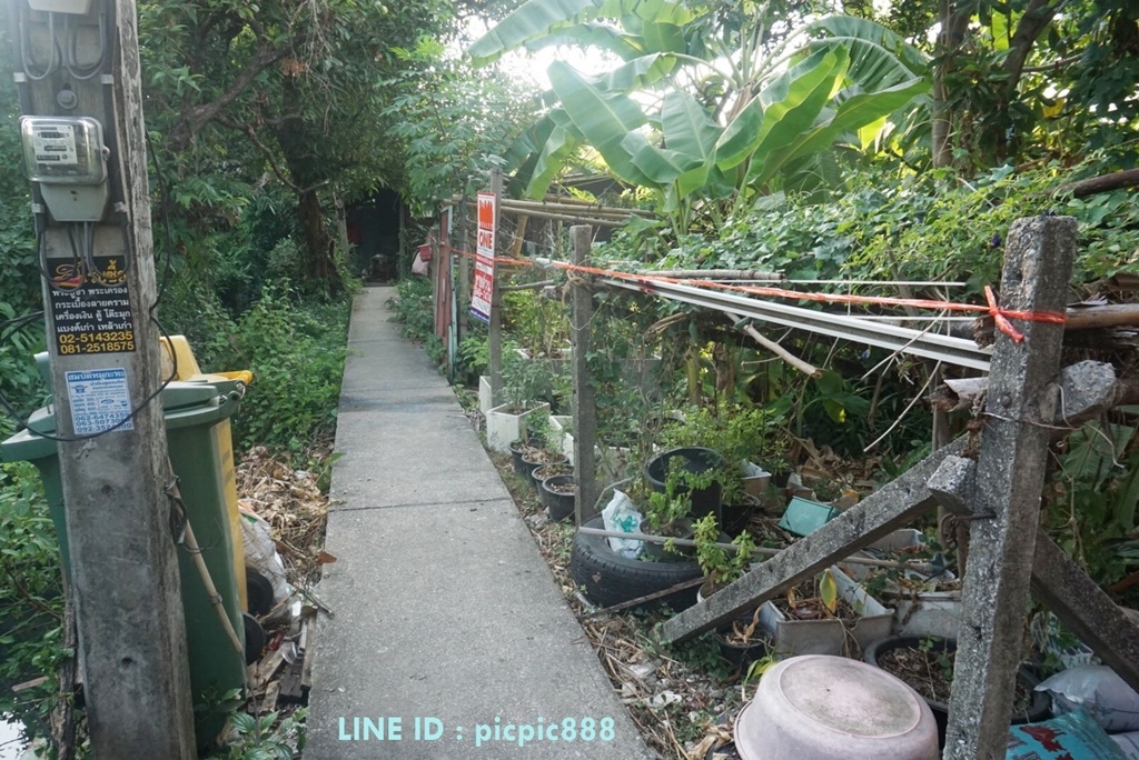 ขายที่ดินเปล่าใจกลางเมือง ต่ำประเมิน เขตบางซื่อ กรุงเทพนนท์ 21 ข้างชุมชนวัดเชิงหวาย 50 ตร.ว