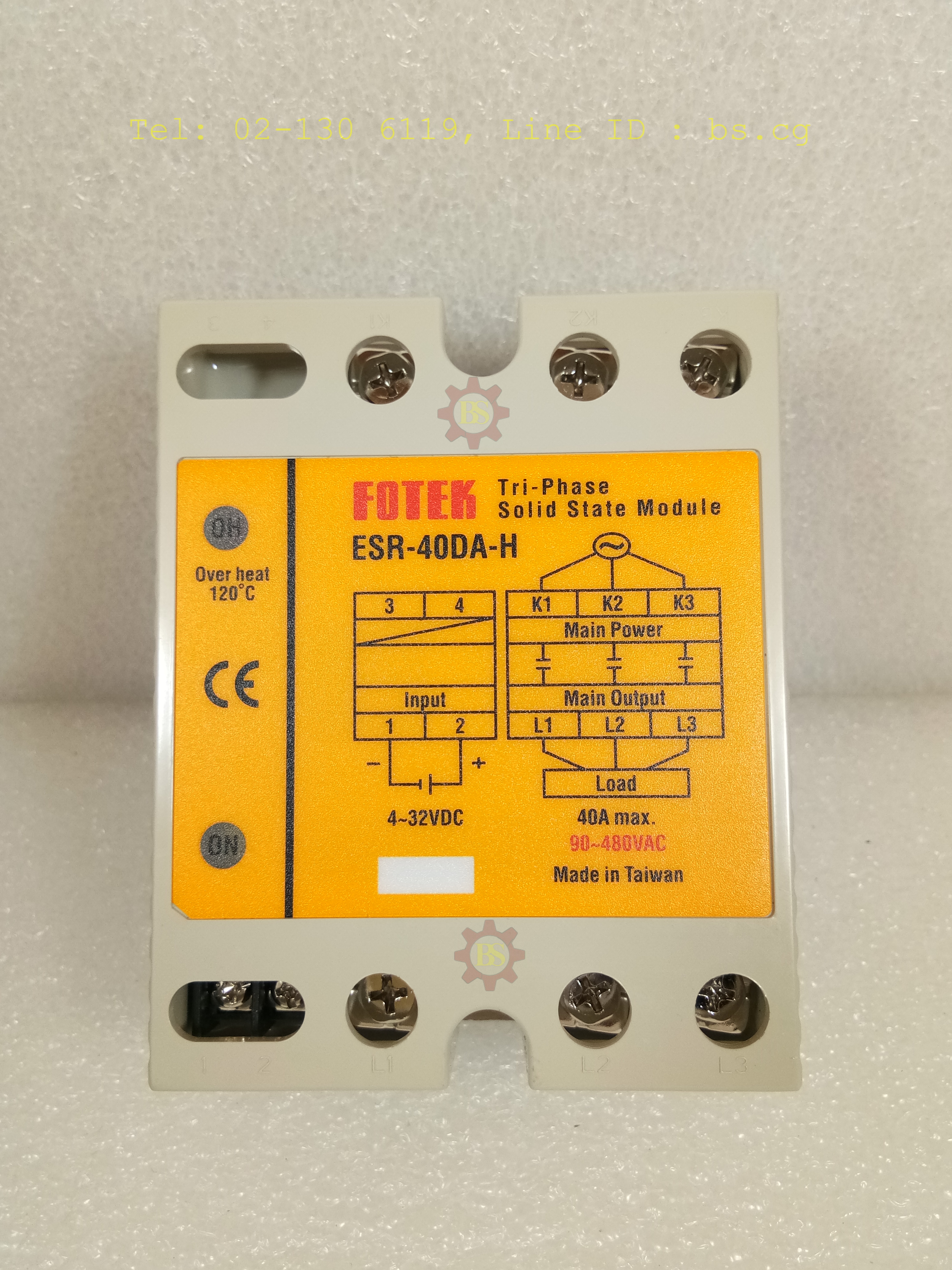 FOTEK : Solid State Module Tri-Phase ESR-40DA -H