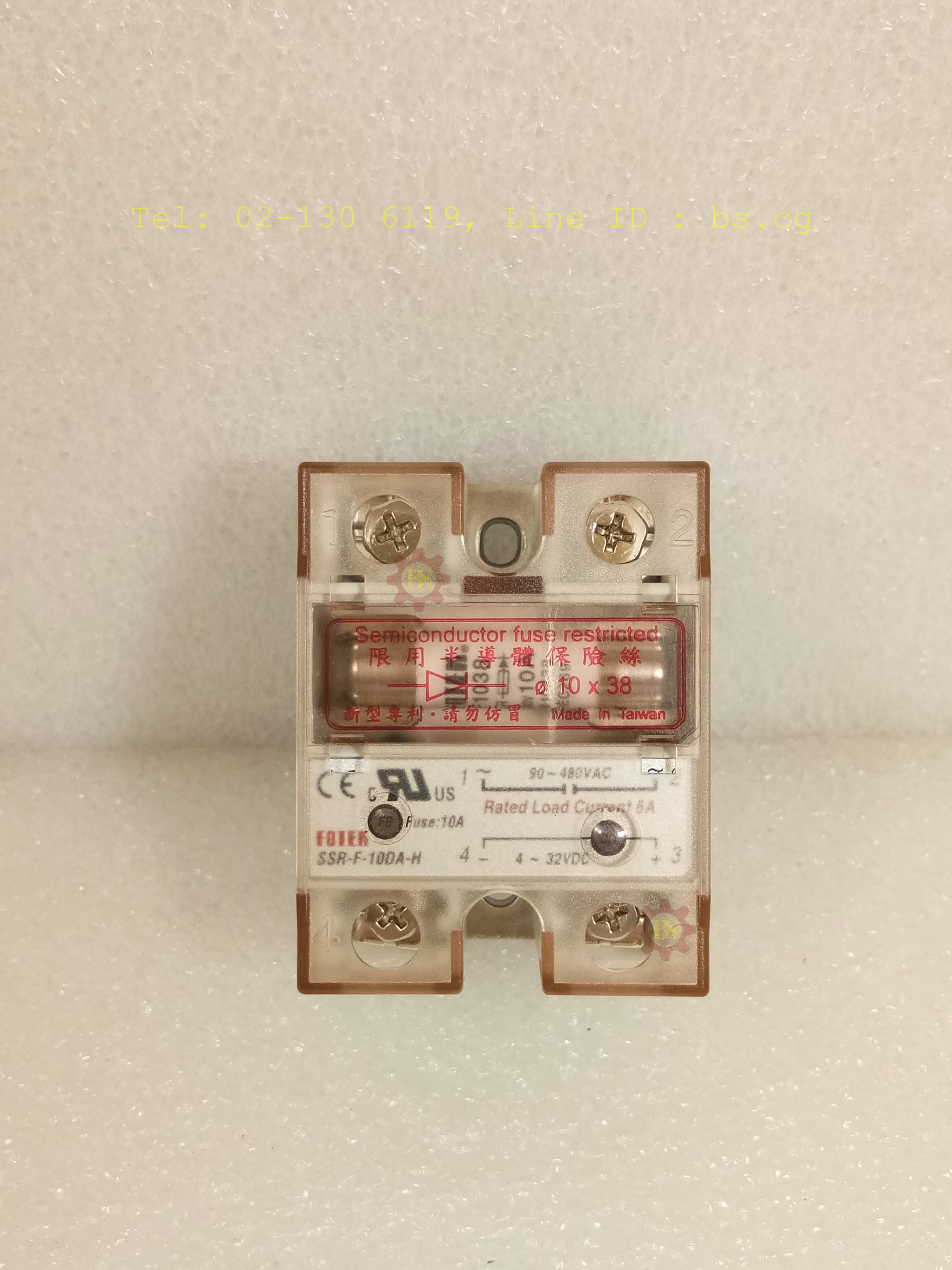 FOTEK : Fuse: 10A SSR-F-10DA-H