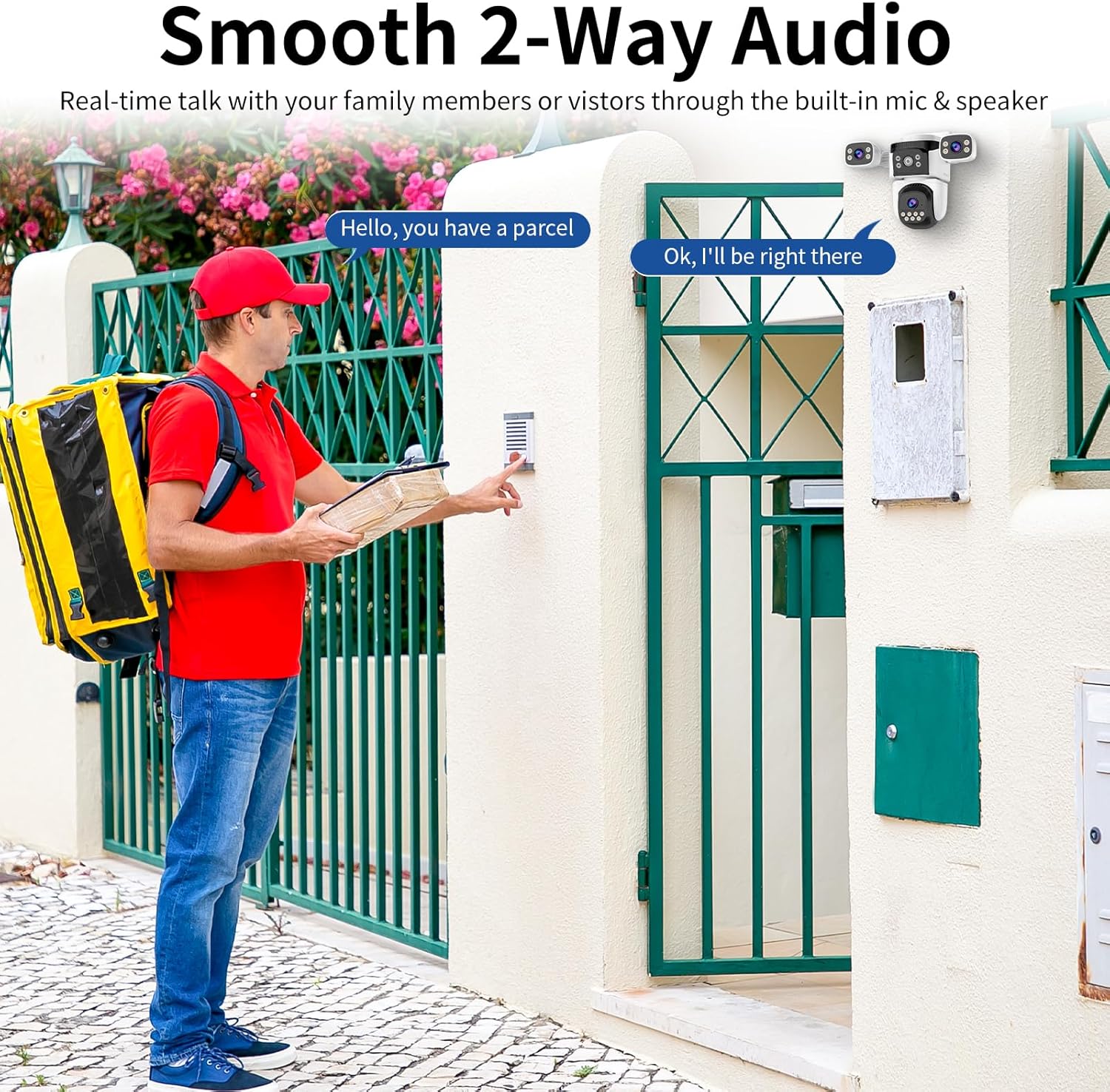 VSTARCAM CG621SR กล้องไอพีคาเมร่า IP CAMERA 4g/ 4กล้อง SKU-03163