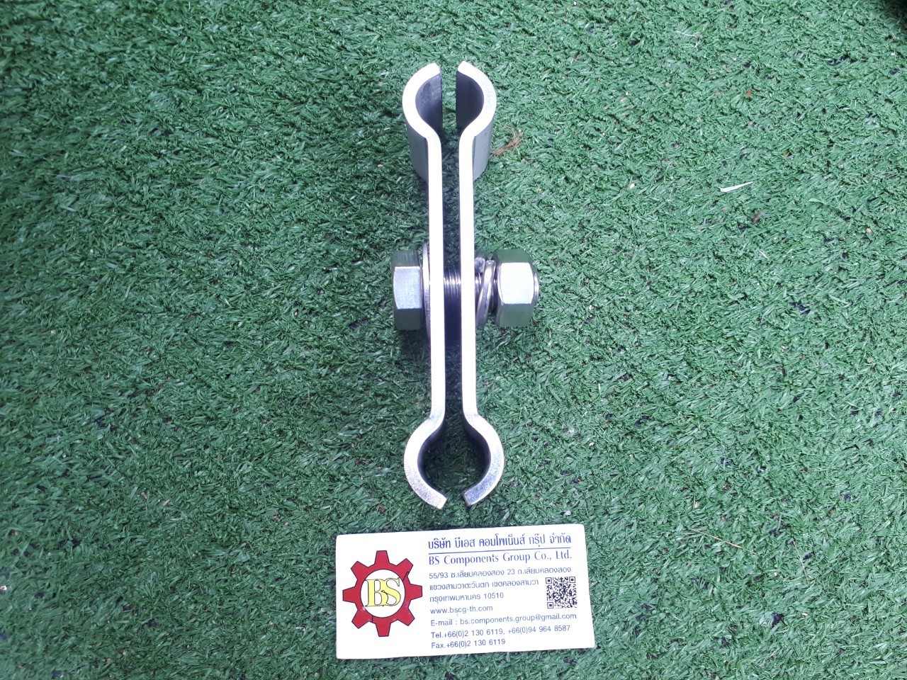 Clamp SUS 304 for 2x95sqmm หนา 4 มิล