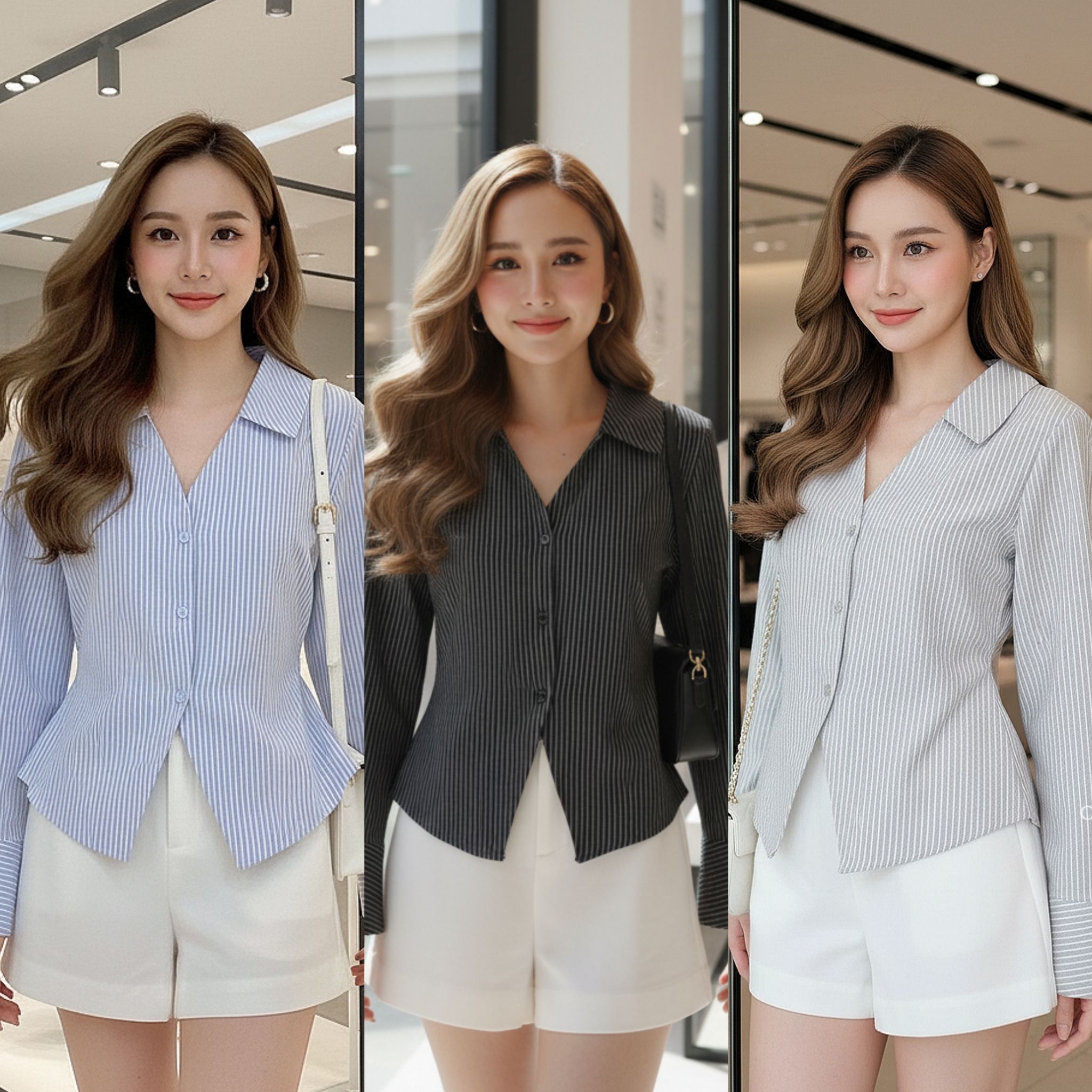 Tag#cottoncandy เสื้อเชิ๊ตดีเทลล่าสุด รุ่นนี้ผ้าคอตตอนเนื้อนำเข้าเนื้อดีมากๆ