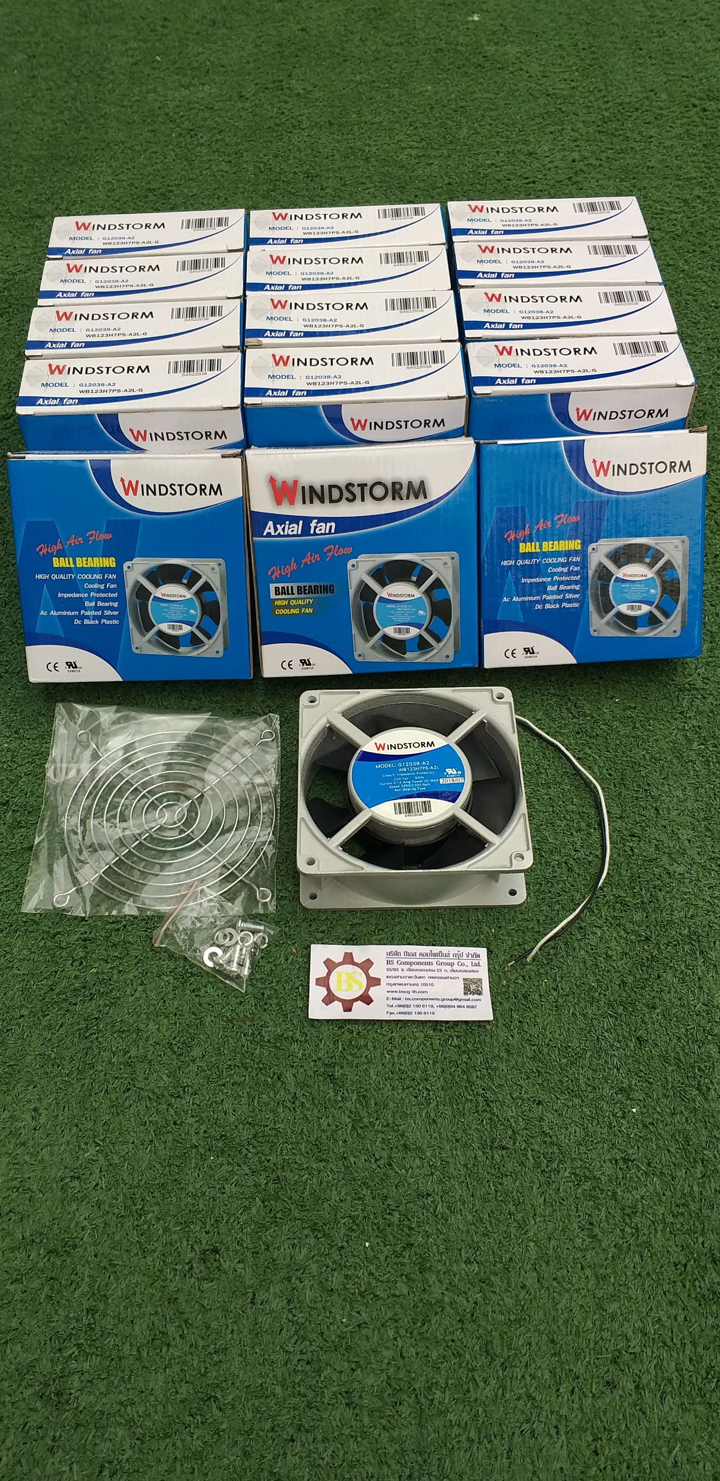 WINDSTORM : พัดลม WB123H7PS-A2L-G (G12038-A2)