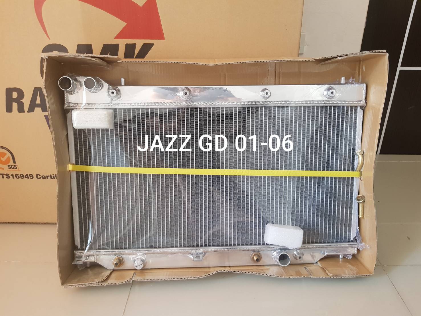 HONDA JAZZ GD ตัวแรก ปี 2003 - 2008 AT อลูมิเนียมทั้งใบ หนา 26 มิล