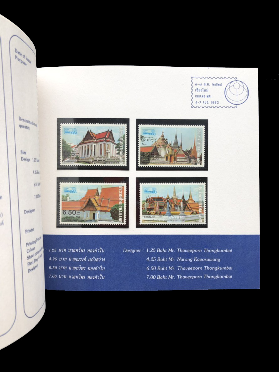 สมุดตราไปรษณียากรไทยประจำปี 2525