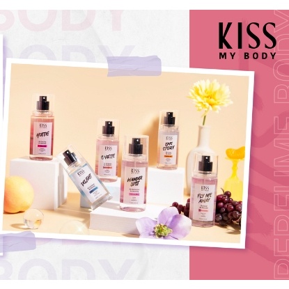 Kiss My Body Perfume Mist สเปรย์น้ำหอม คิส มาย บอดี้ เพอร์ฟูม มิสต์ 88มล. ❤