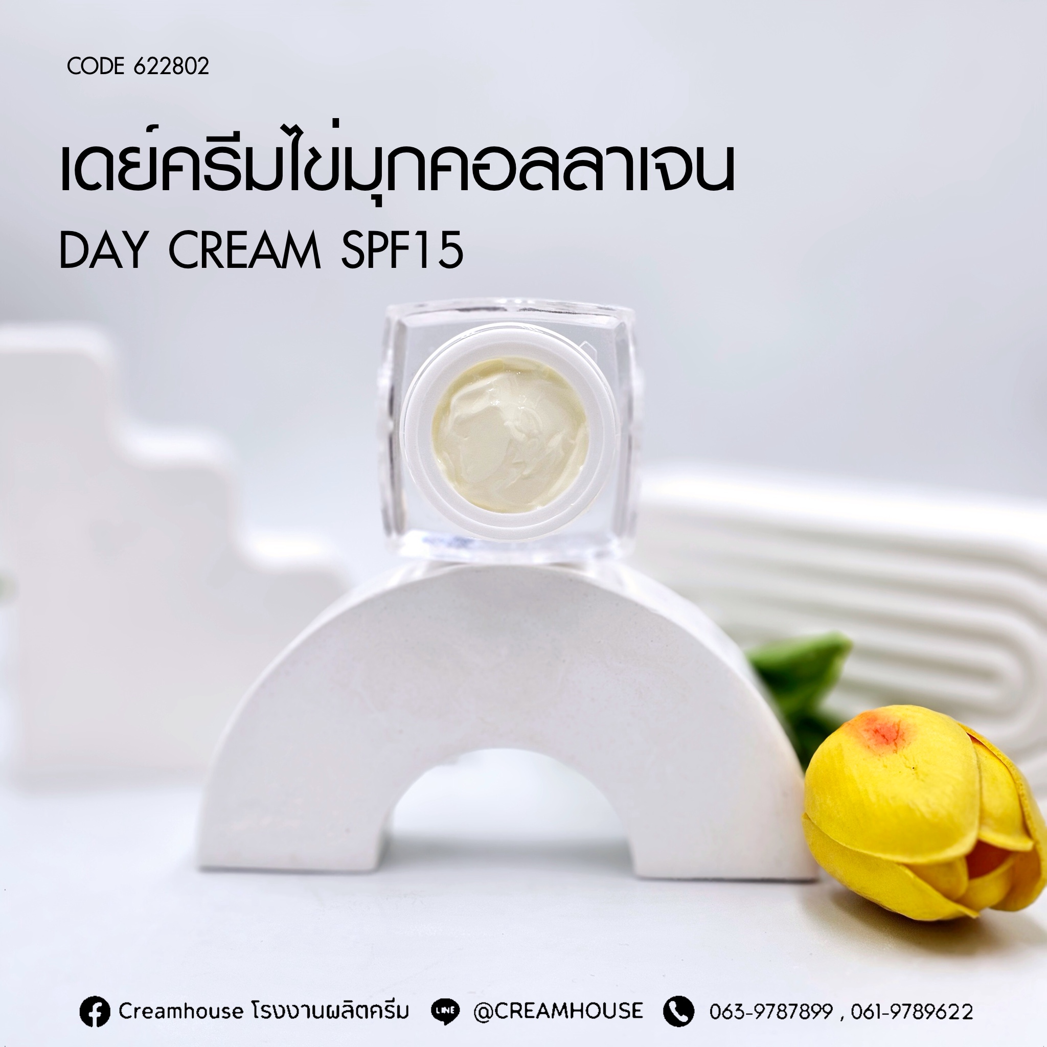 เดย์ครีมไข่มุกคอลลาเจน SPF 15 (DAY CREAM)