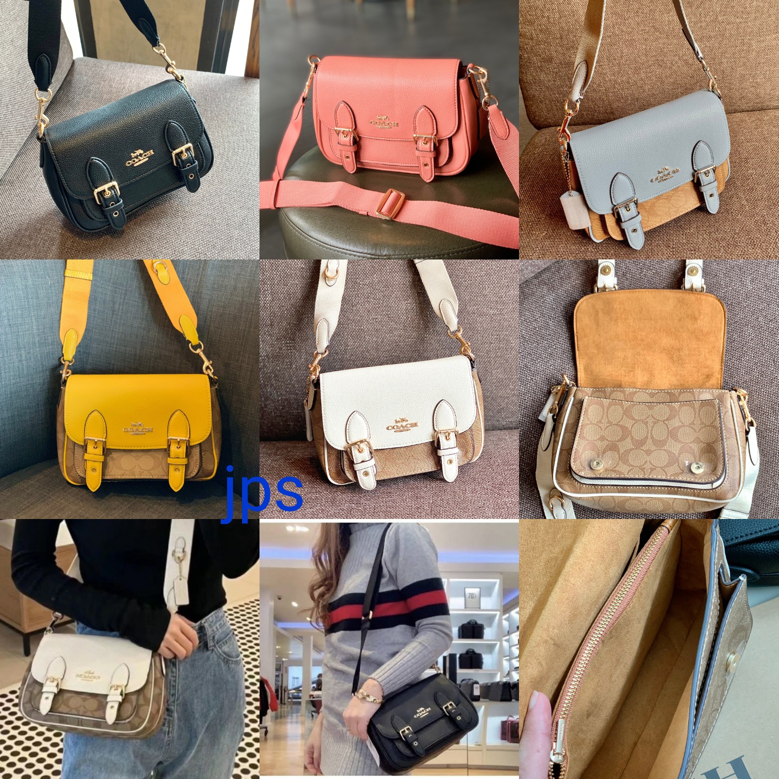 COACH LUCY CROSSBODY BAG((C6781//6782)) กระเป๋าสะพายแบบครอสบอดี้ร์ ทรงเก๋ หนังแท้อย่างดี หนังนิ่ม สวยมาก